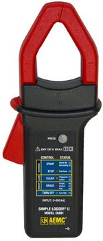 AEMC Instruments 2126.01 Simple Logger® II Model CL601 (1-Channel, TRMS, Clamp-on, 0 to 600AAC, DataView® Software)