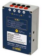 AEMC Instruments 2134.11 SDL V401 Sentinel® Voltage Logger Model SDL V401 (VAC/DC, 4-Channel, 600VAC/850VDC, DataView® Software, Rechargeable NiMH batteries, w/Leads & Clips)