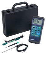 Extech Instruments Corp. 407228 PH METER, MV/TEMP KIT HEAVY DUTY W/ HOLSTER