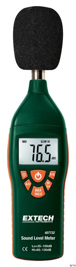Extech Instruments Corp. 407732 SOUND LEVEL METER BACKLIT DISPLAY