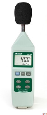 Extech Instruments Corp. 407768 SOUND LEVEL METER W/CABLE, SOFTWARE,CASE