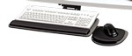 Fellowes 93841 FULLY ADJ KEYBOARD MGR W/ GEL WRIST REST SNGL KNOB HT TILT ROT