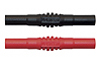 AEMC Instruments 2115.98 Adapter  Set of 2, Color-coded 4mm (Female-Female)