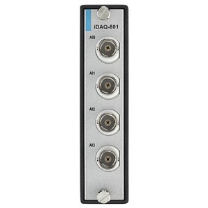 - Programming:C/C++,C#, Java,Python,LabVIEW,VB.Matlab - Clock Synchronization for precise Measurement - 4ch 24bits simultaneous 256kS/s sampling - IEPE excitation current supply - Anti-aliasing filter - High gain up to ±187.5mV input range