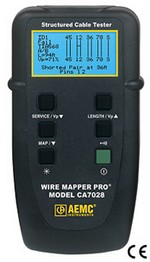 AEMC Instruments 2127.82 Wire Mapper Pro Model CA7028 (LAN Cable Tester)