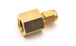 Agilent Life Sciences 0100-0118 1/8inch x 1/4inch brass tubing connector
