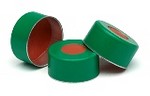 Agilent Life Sciences 5181-1216 Green crimp cap 11mm, FEP/R septa 100/PK