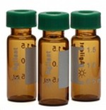 Agilent Life Sciences 5182-0556 AsmKit AmbWrtVial Grn PTFE/Si/PTFE 100pk