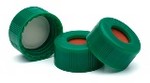 Agilent Life Sciences 5185-5829 Green screw cap,PTFE/red sil septa,500pk