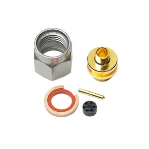 K Male In-line Cable Connector for .085 Cable (Minimum Order Qty of 10)