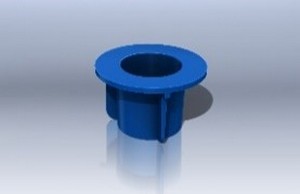 Myra 5 mL Tube Adaptor (Blue; Pack of 4)
