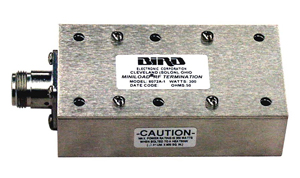 Load Resistor, 300 W, N(f), DC to 2.5 GHz