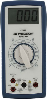 B&K Precision 2703C Manual Ranging Tool Kit DMM