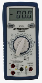 B&K Precision 2707B Manual Ranging True RMS Tool Kit DMM