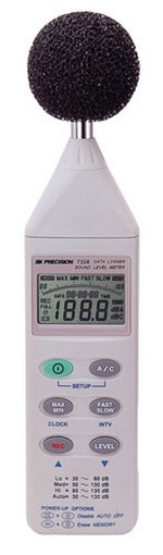 B&K Precision 732A Digital Sound Level Meter with RS 232 Capability