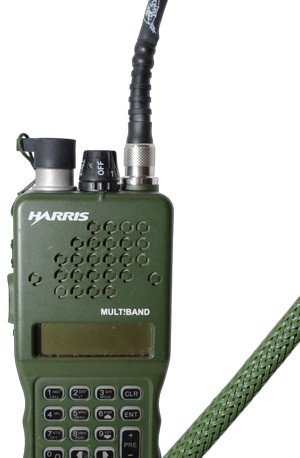 Wearable Antenna with striaght TNC-M connection in OD GREEN