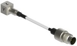 Dytran Instruments Inc. 3133D4T 0.7 mV/g, 5,000g range, hermetically sealed, 0.8 grams, low base strain sensitivity (.001 g/µe), ultra miniature, triaxial, TEDS