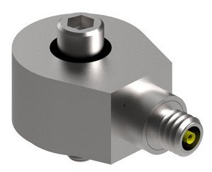 10 pC/g, 5-44 radial connector, through hole mount, miniature