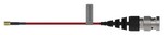 Dytran Instruments Inc. 6056A10 Mini-coax, teflon jacket, low noise, 5-44 plug to BNC plug, red, 10 feet