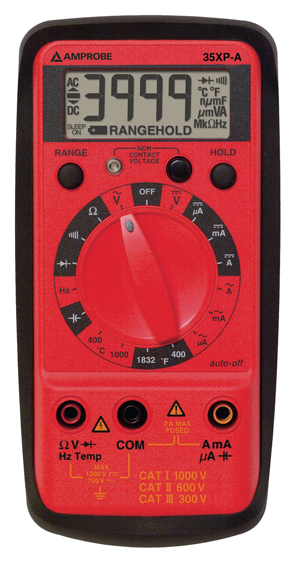 COMPACT DMM WITH TEMP, FREQ, CAPACITANCE