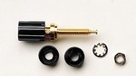 Fluke 1929970 BINDING POST, GOLD PLT (BLACK)