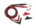 Fluke 2067796 TEST LEAD SET W. 8-32 THREADED TIPS AND 300V CAT II SCREW-ON ALLIGATOR