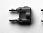 Fluke 1632845 DOUBLE BANANA PLUG, SOLDERLESS, BLACK
