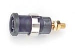 Fluke 2521149 PANEL MT IEC1010 4MM (0.16IN) JACK FOR SHEATHED PLUG,10/PKG (BLACK)
