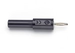 Fluke 2521185 4MM BANANA JACK TO 2MM BANANA PLUG ADAPTER,10/PKG (BLACK)