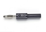 Fluke 2521258 4MM BANANA PLUG TO 2MM SHEATHED BANANA JACK ADAPTER,10/PKG (BLACK)