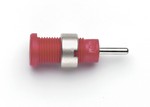 Fluke 2521374 2MM SAFETY SHEATHED JACK WITH 1.9MM CONNECTING PIN, (RED)