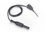 Fluke 2524752 MINI SMD GRABBER TEST CLIP W/ 20 INCH(50CM) LEAD, 4MM JACK, (BLACK)