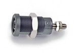 Fluke 2524776 PANEL MT IEC 4MM(0.16IN)JACK FOR SHEATHED PLUG, HEX NUT, 10/PKG (BLACK)