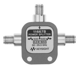 Power splitter, DC to 26.5 GHz, 3.5 mm female connectors