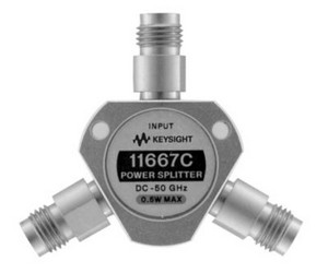 DC - 50 GHz power splitter, 50 ohm