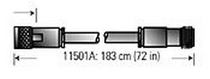 Cable Assembly, dc - 12.4 GHz, Type-N female