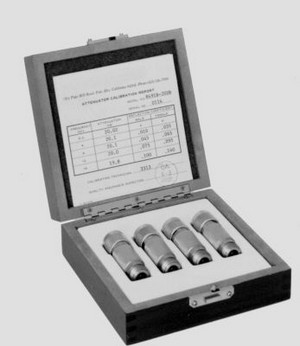 Coaxial attenuator set of (4) 8491A's