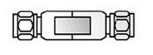 Coaxial Adapter, 3.5mm Male-Male