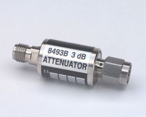 Coaxial attenuator, dc to 18 GHz, SMA