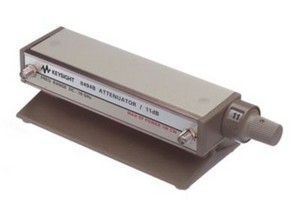 0-11 dB manual step attenuator, 0-18 GHz