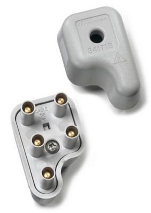 Input terminal block for digital multimeters