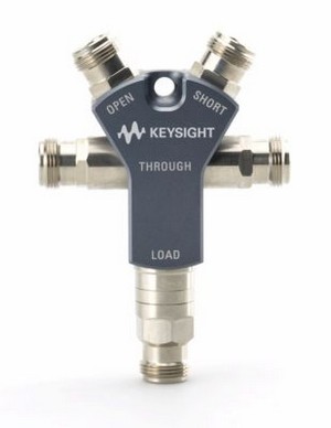 Calibration kit, 4-in-1, open, short, load and through, DC to 9 GHz, Type-N(f), 50 ohm