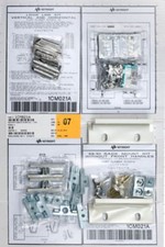 Keysight Technologies Inc. 1CM021A Rack mount flange kit 88.1mm H (2U) - 1.75 in hole space, side-by-side mounting - Legacy Quartz Gray Color