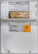 Keysight Technologies Inc. 1CM068A Rack mount flange kit 177.0mm H (4U) - one bracket, one half-module bracket - Legacy Quartz Gray Color