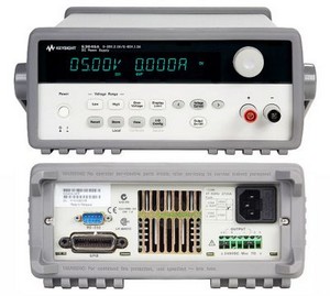 DC power supply, dual range: 0-35V/ 1.4 A and 0-60V/ 0.8 A, 50 W. GPIB, RS-232