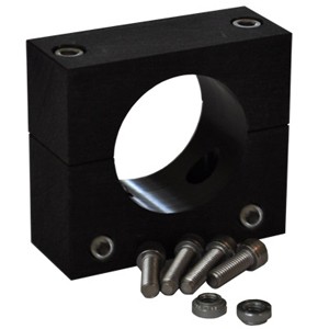 Machined plastic ATE Clamp with mounting hardware. Use with any LB sensor