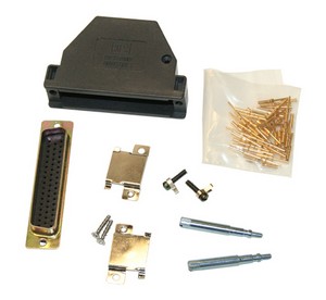Connector, D-type 50 pin male with solder pins (for GX6315)