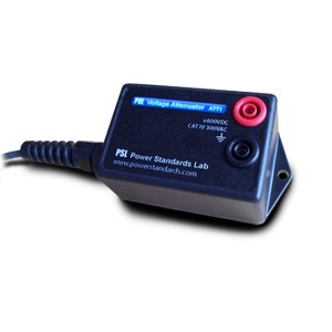 Voltage Attenuator module for PQube 3. ±1200Vdc - connects to PQube 3 analog input channels with cable included. CAT IV 600V