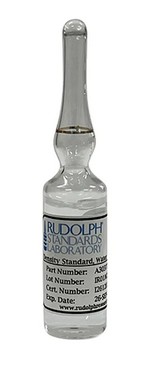 Rudolph Research Analytical Corporation A30447-5 Kit of Five, Density Standard, Water, 3 Temperatures, Ampoules