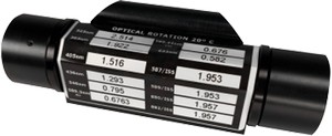 Traceable Three Rotation Quartz Calibration Standard. Provided with Rudolph Research ISO/IEC 17025 Accredited Certificate.